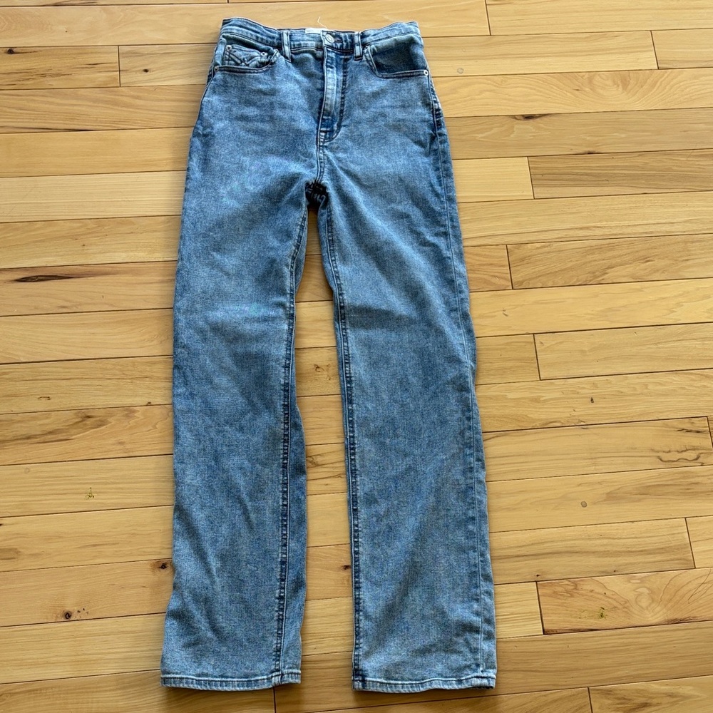 Classic Light Blue Women's Straight Leg Jeans